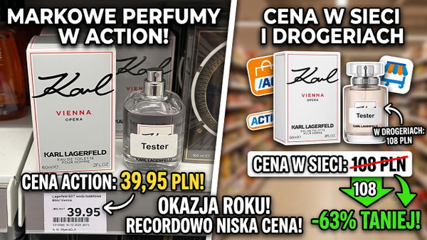 Mega okazja w Action. Kultowy zapach Karla Lagerfelda kupisz za mniej niż 40 zł