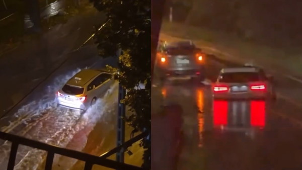 Ogromna burza w Poznaniu. Pozalewane ulice, podtopione samochody