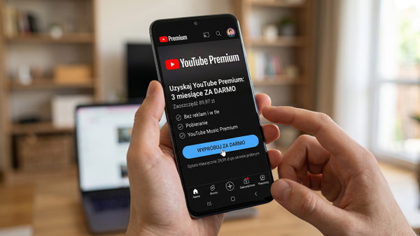 Do 3 miesięcy Youtube Premium za darmo. Nowa promocja