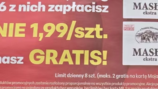 Dwa masła od jutra za darmo. Biedronka właśnie ogłosiła promocję