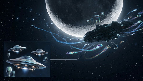 Ukraińscy astronomowie znaleźli bazę UFO na Księżycu. Dowód na istnienie kosmitów?