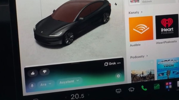 Polacy się doczekali. Grok dostępny w samochodach marki Tesla