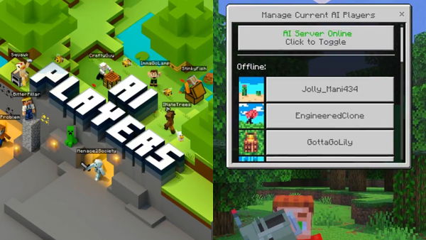 AI gracze w Minecraft, czyli multiplayer bez znajomych. Jak to działa?