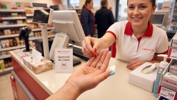Trzy darmowe prezenty od Rossmann. Dwa naszyjniki i jedna bransoletka za darmo