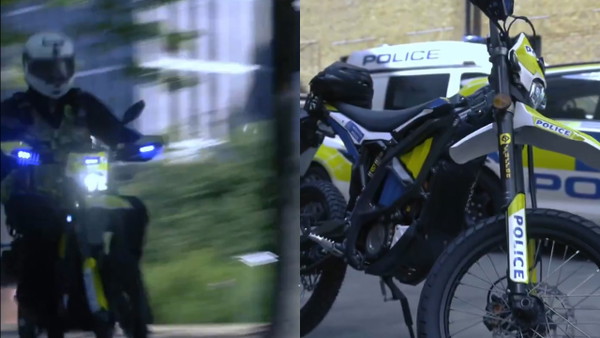 Policja zaczęła sama jeździć na elektrycznych motocyklach. Policyjne Surrony