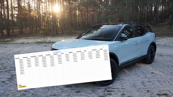Polak ładował się tylko na publicznych ładowarkach samochodem elektrycznym. Tyle mu wyszło na 100 km