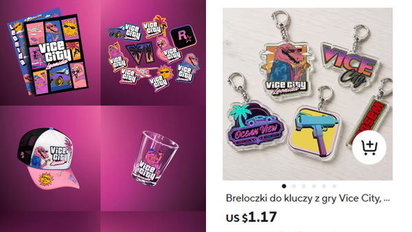 Wystarczyło 30 minut, by przedmioty z wersji kolekcjonerskiej GTA 6 pojawiły się na AliExpress