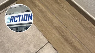 Poświęciłam się i kupiłam te panele podłogowe z Action. Tak to wyszło