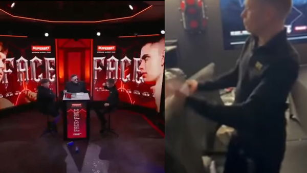 Zawodnik Fame MMA nie wytrzymał za kulisami. Poleciał stół i nie tylko